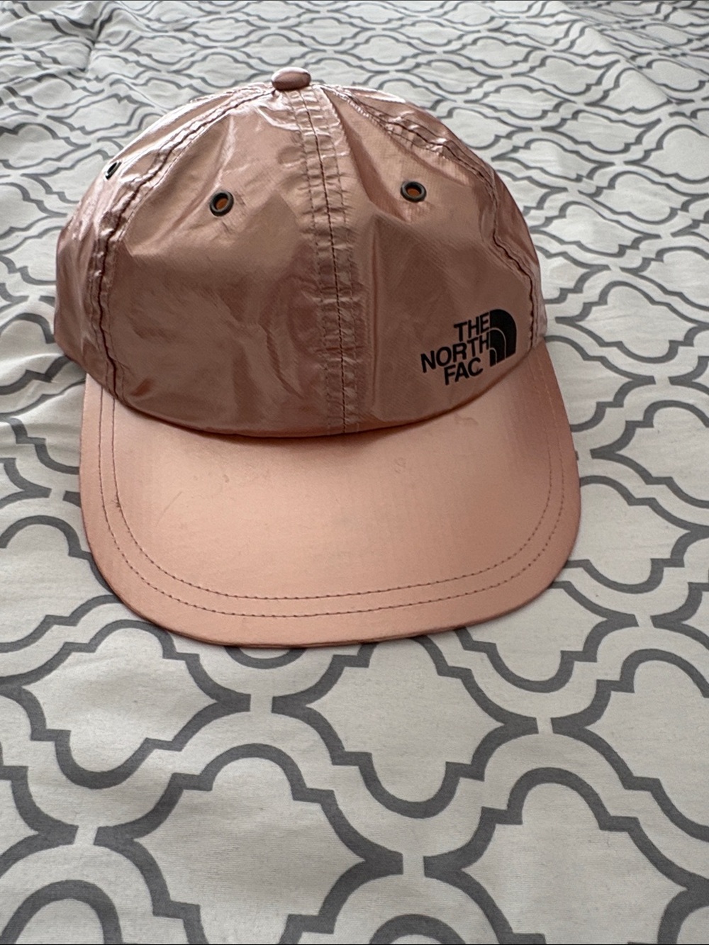 The North Face Rose Pink Nylon Cap with Logo